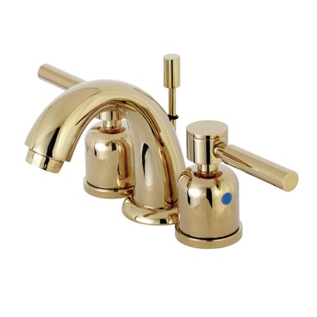 KINGSTON BRASS KB8912DL Concord Widespread Bathroom Faucet, Polished Brass KB8912DL